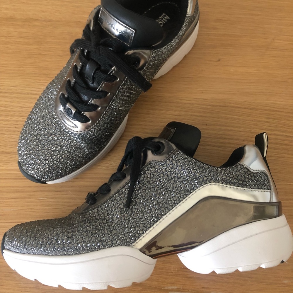 Michael Kors Jada rhinestone trainers